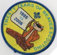 20 YEARS OF BEAVER SCOUTING 1986 - 2006